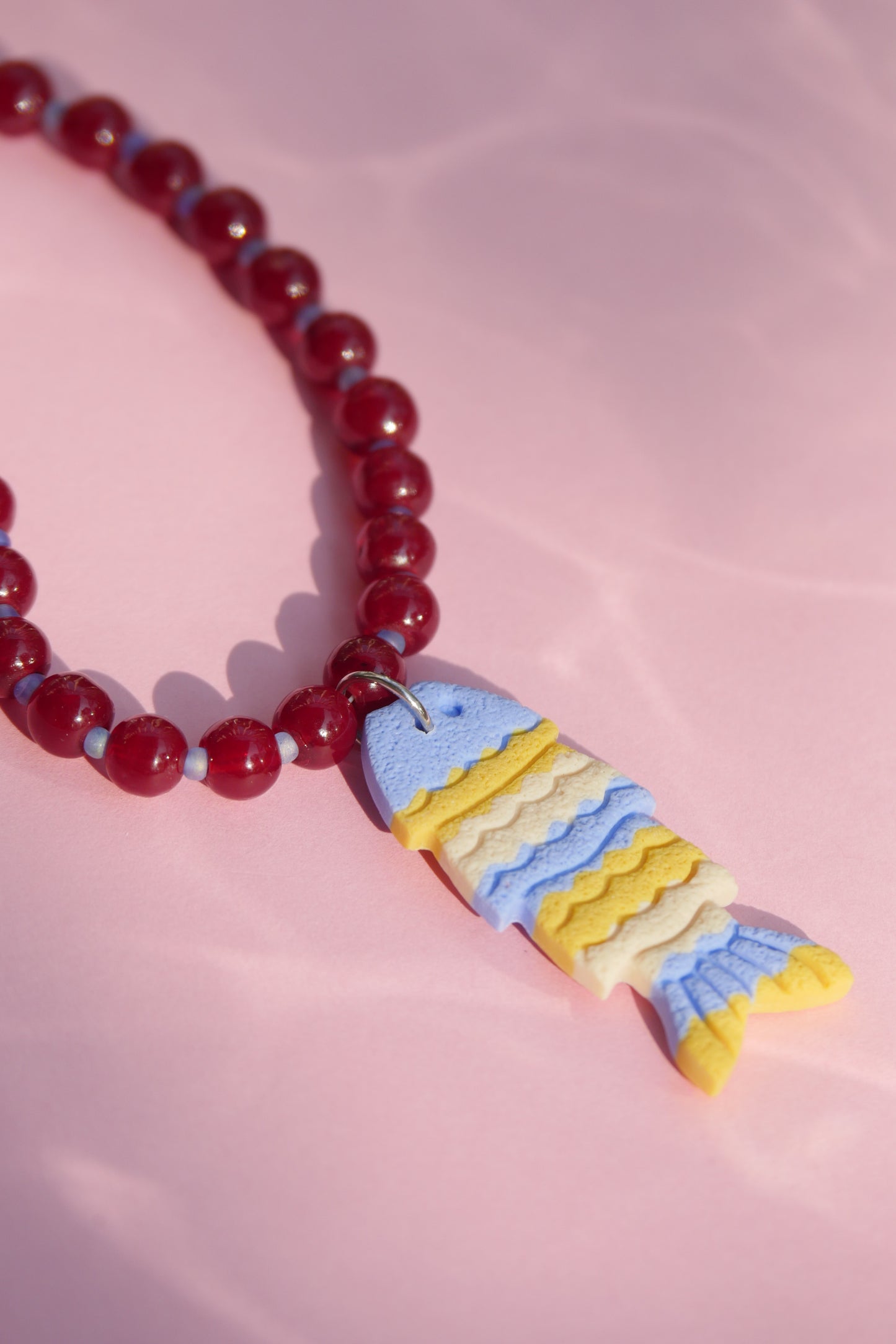 Collier poisson argile polymère | Collection Berta