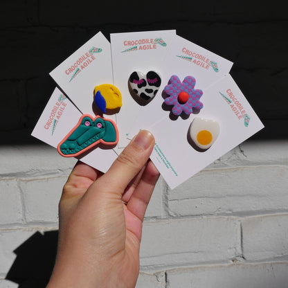 Pin's argile polymère - Plusieurs choix dispo  | Accessoires