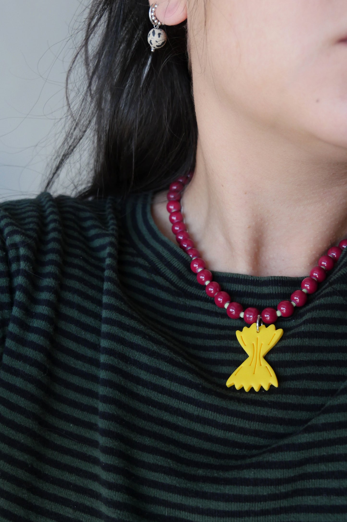 Collier pasta argile polymère | Collection Ysé