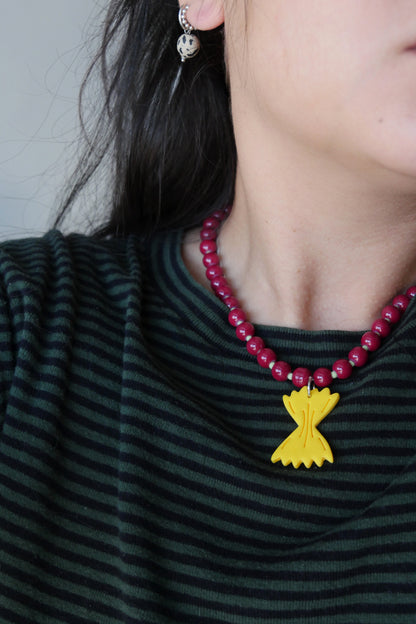 Collier pasta argile polymère | Collection Ysé