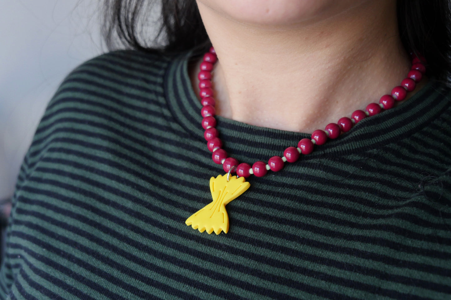 Collier pasta argile polymère | Collection Ysé