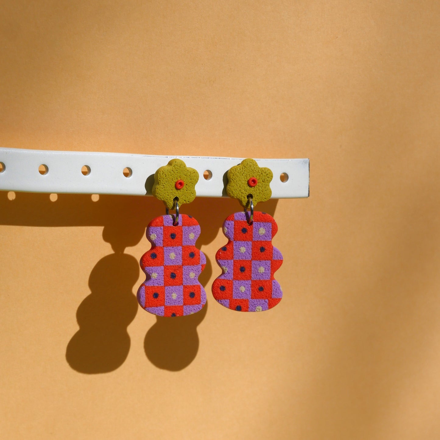 Boucles d'oreilles Vase & fleur | Collection Huguette