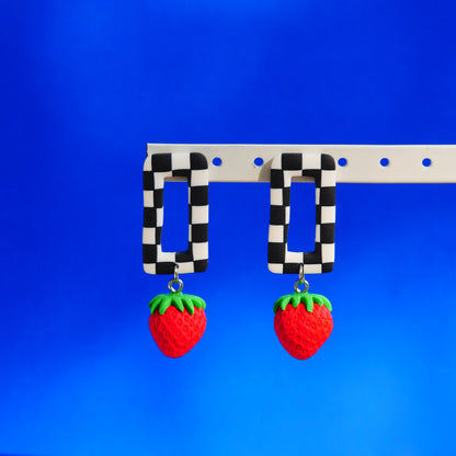 Boucles d'oreilles Fraise | Collection Cléo