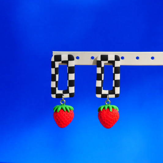 Boucles d'oreilles Fraise | Collection Cléo