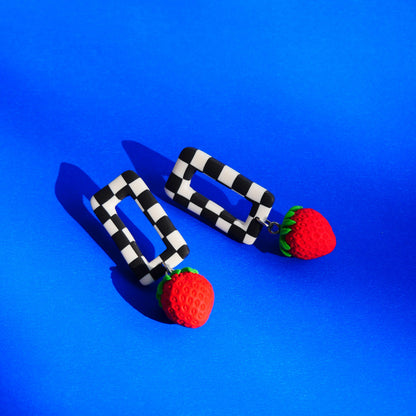 Boucles d'oreilles Fraise | Collection Cléo
