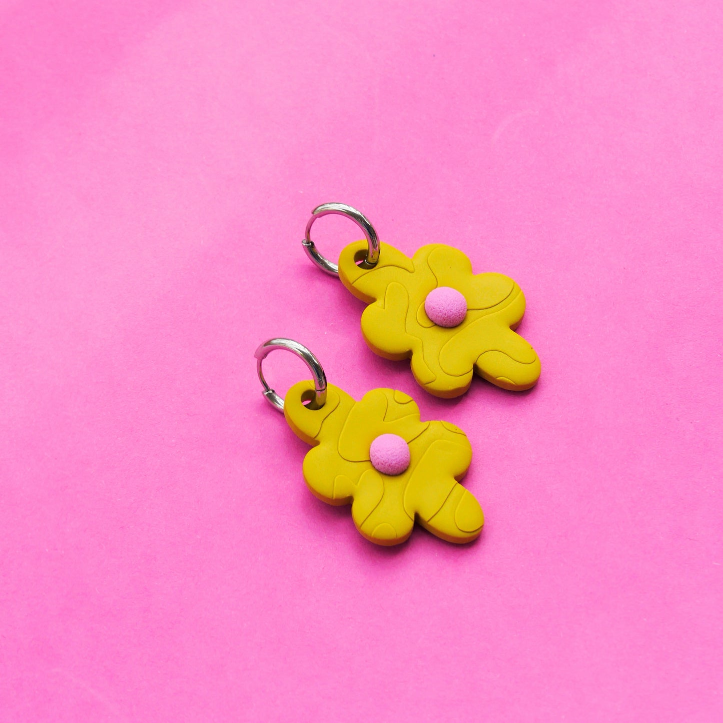 Boucles d'oreilles Créole fleurs | Collection Cléo