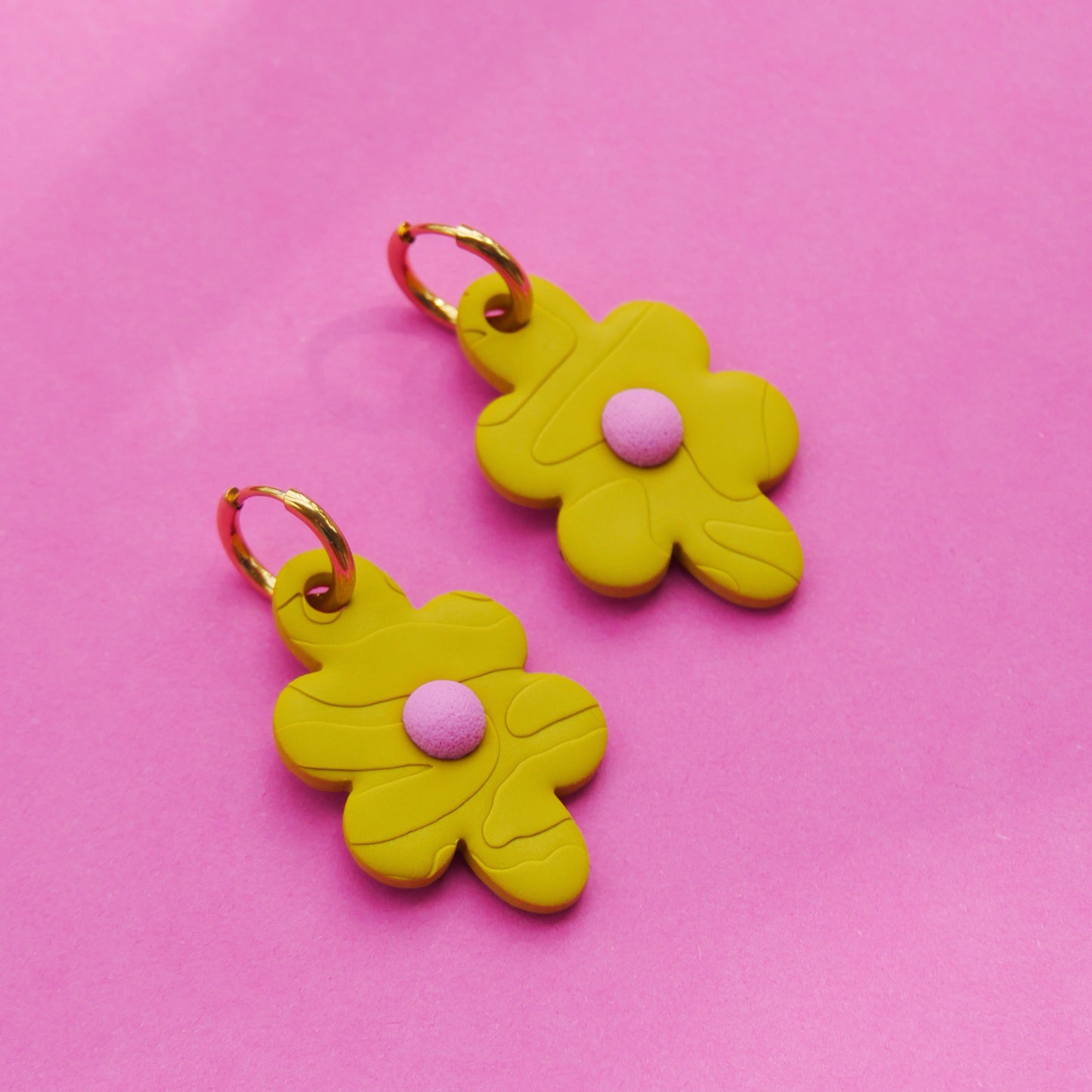 Boucles d'oreilles Créole fleurs | Collection Cléo