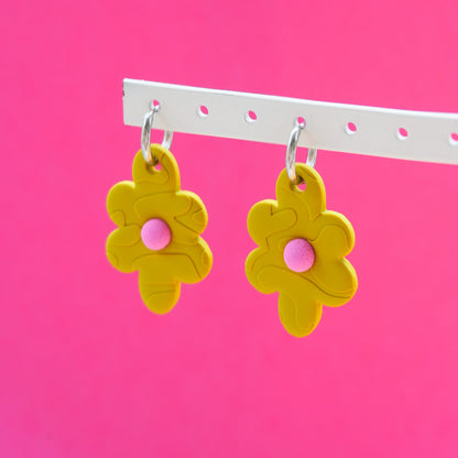 Boucles d'oreilles Créole fleurs | Collection Cléo