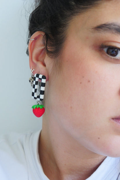 Boucles d'oreilles Fraise | Collection Cléo