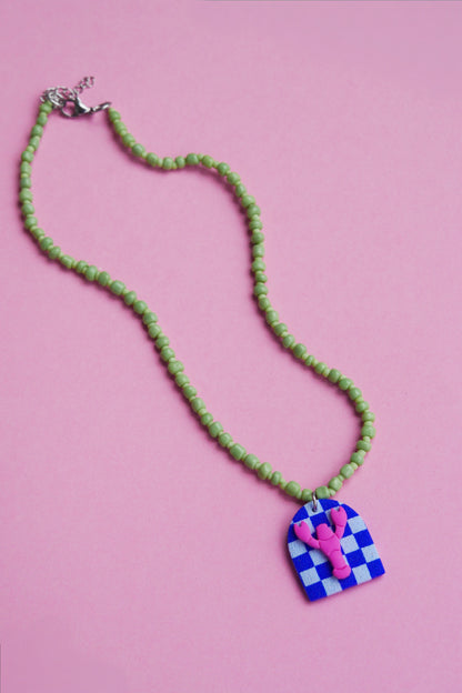 Collier petit Homard argile polymère | Collection Cléo
