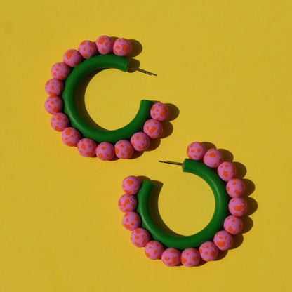 Earrings - Bubblegum Hoops | Doris Collection