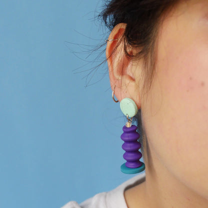 Boucles d'oreilles - Formes organiques IV