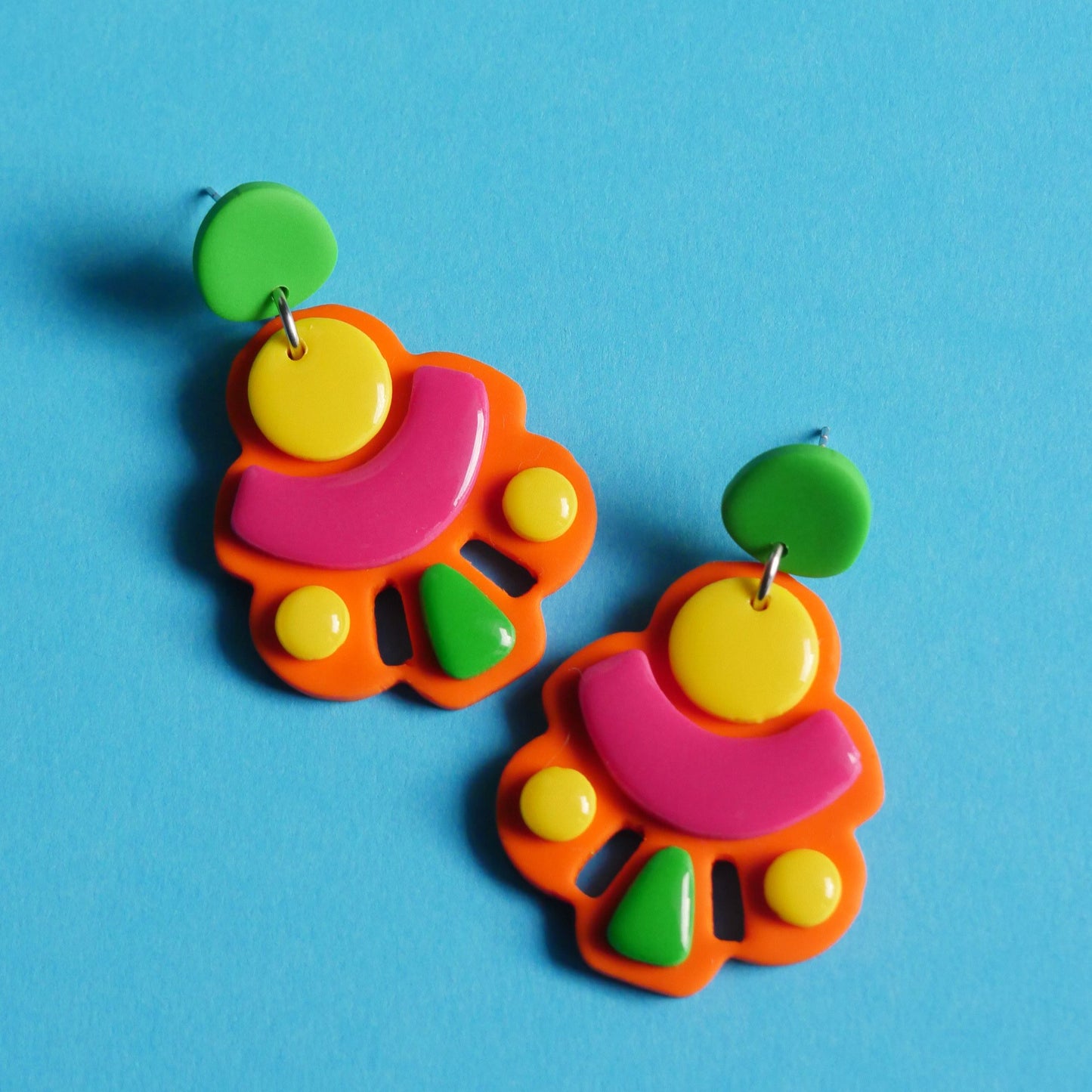 Boucles d'oreilles - panier de fruits | Collection Ode