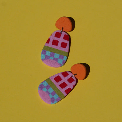 Earrings - Colorful Patchwork | Garance Collection