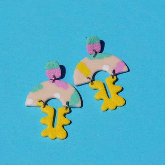 Boucles d'oreilles - Confettis sucré | Collection Garance
