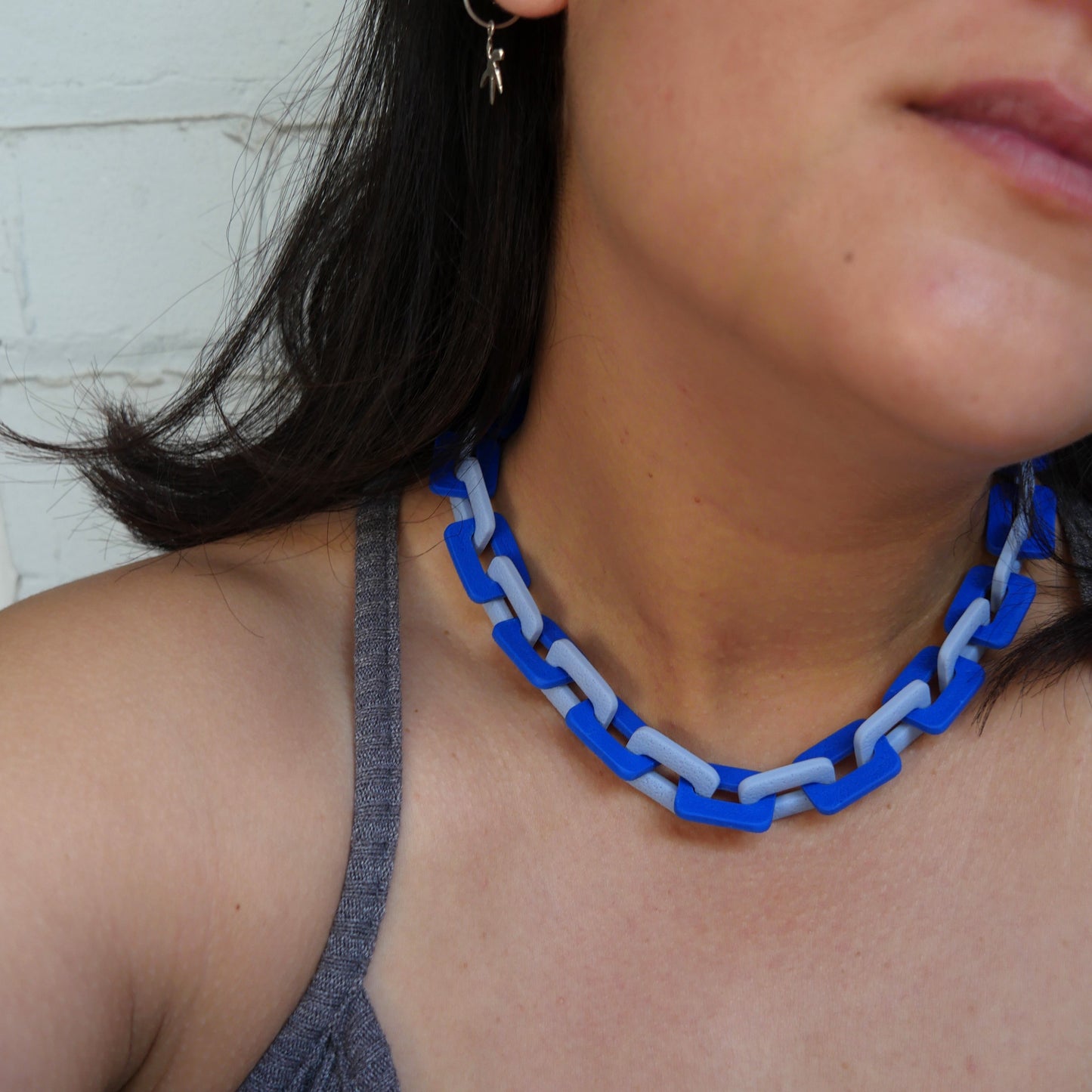 Collier chaîne - bleu | Collection Doris