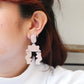 Boucles d'oreilles transparentes -  confettis | Soldes