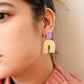 Boucles d'oreilles en argile polymère | Boucles d'oreilles Arch (plusieurs coloris)