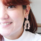 Boucles d'oreilles transparentes -  confettis | Soldes